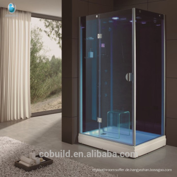 K-712 blau gehärtetem Glas Jet Massage Dampf Dusche Zimmer Guangdong Haushaltsartikel